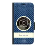 Telefoonhoesje ontwerpen portemonnee waves 1 Apple iPhone SE 2020 & 2022