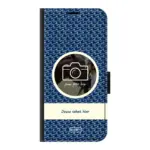 Telefoonhoesje ontwerpen portemonnee waves 1 Apple iPhone X & XS