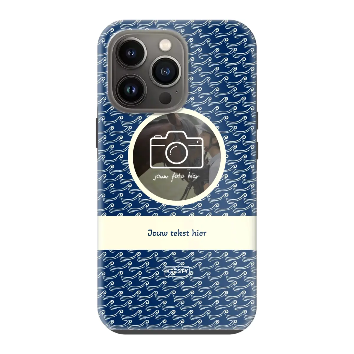 Telefoonhoesje ontwerpen tough waves 1 Samsung Galaxy S25 Plus