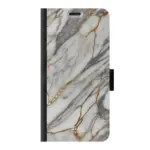 Telefoonhoesje ontwerpen met PortemonneeMarble Black Apple iPhone 15 Plus