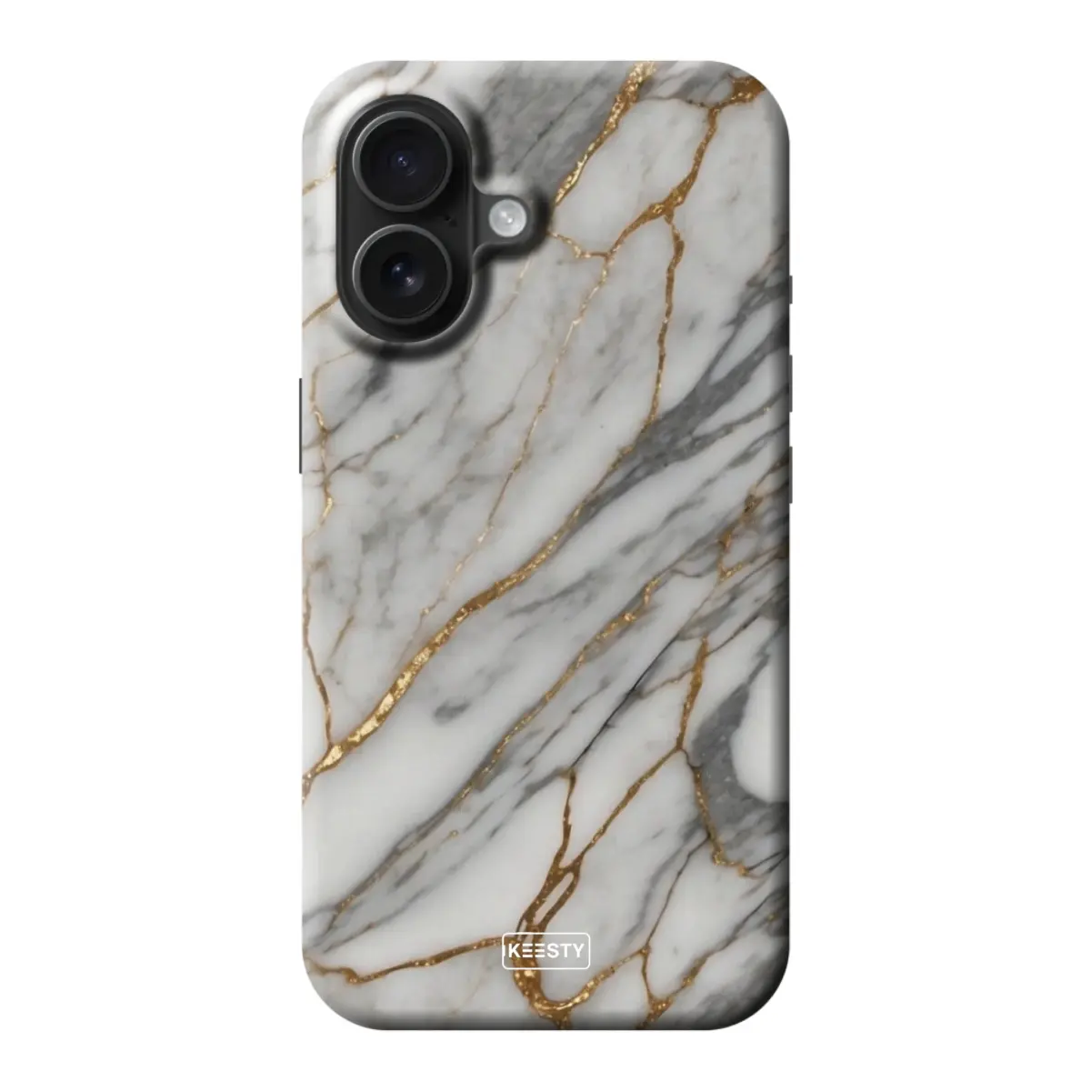 Telefoonhoesje ontwerpen met Tough Marble Black Samsung Galaxy A26