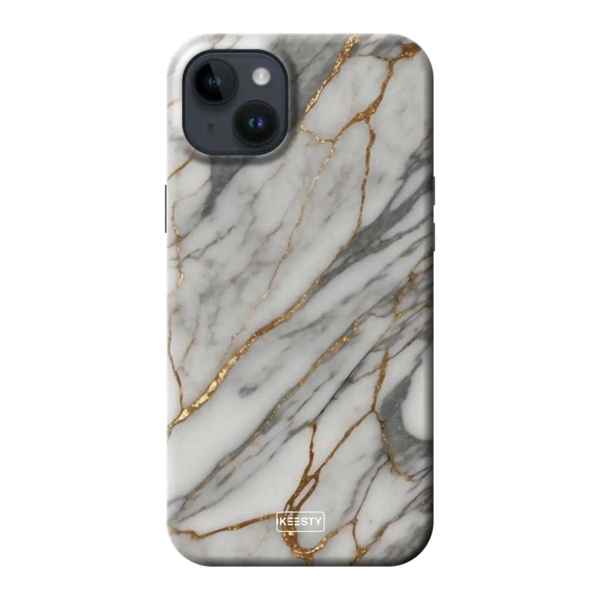 Telefoonhoesje ontwerpen met Tough Marble Black Samsung Galaxy S25 Edge