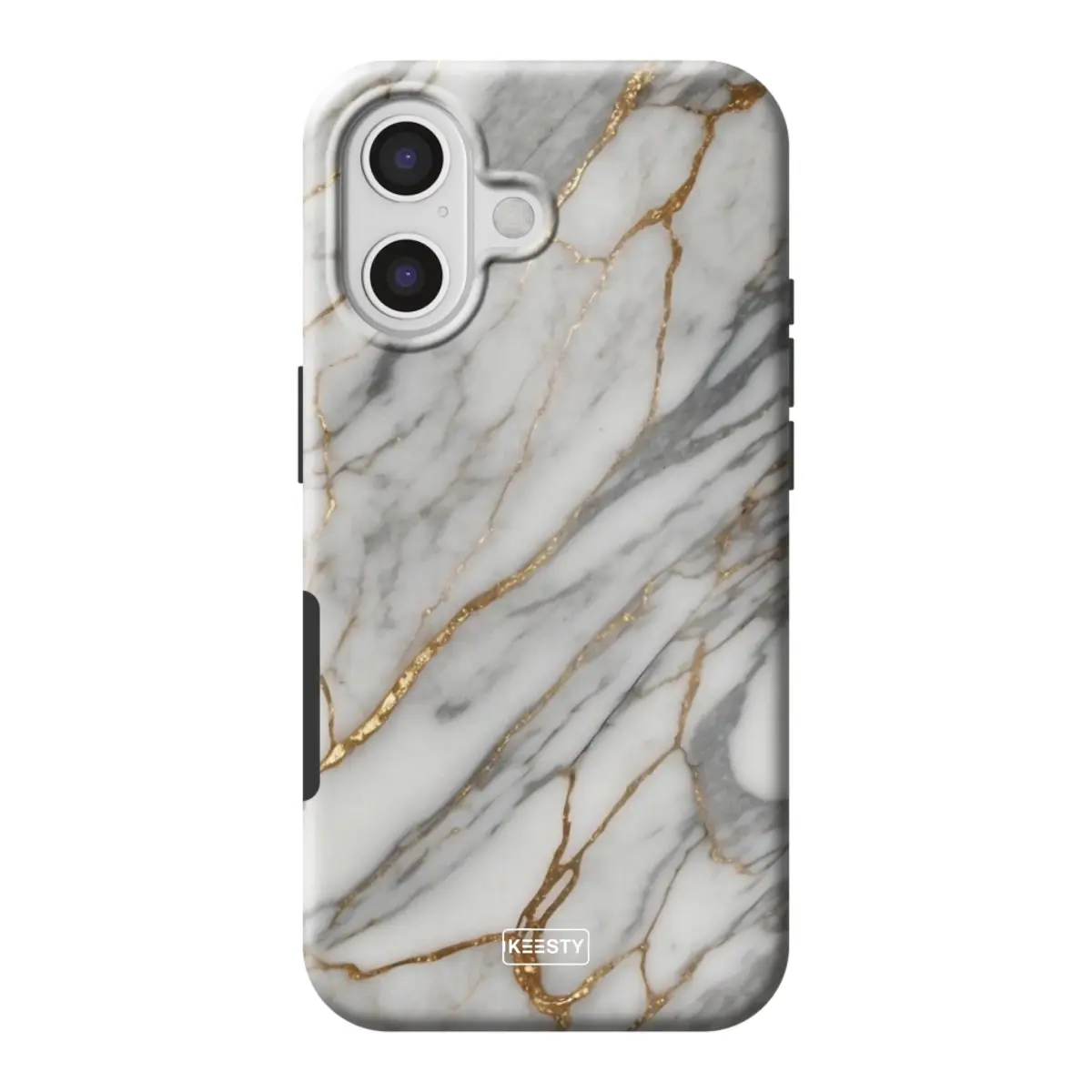 Telefoonhoesje ontwerpen met Tough Marble Black Apple iPhone Xr