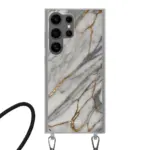 Telefoonhoesje ontwerpen - Marble Green - Hoesje met koord