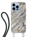 Telefoonhoesje ontwerpen - Marble Green - Hoesje met koord