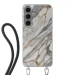 Telefoonhoesje ontwerpen - Marble Green - Hoesje met koord