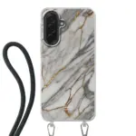 Telefoonhoesje ontwerpen - Marble Green - Hoesje met koord