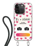 Telefoonhoesje Met Foto - It's a match - Hoesje met koord