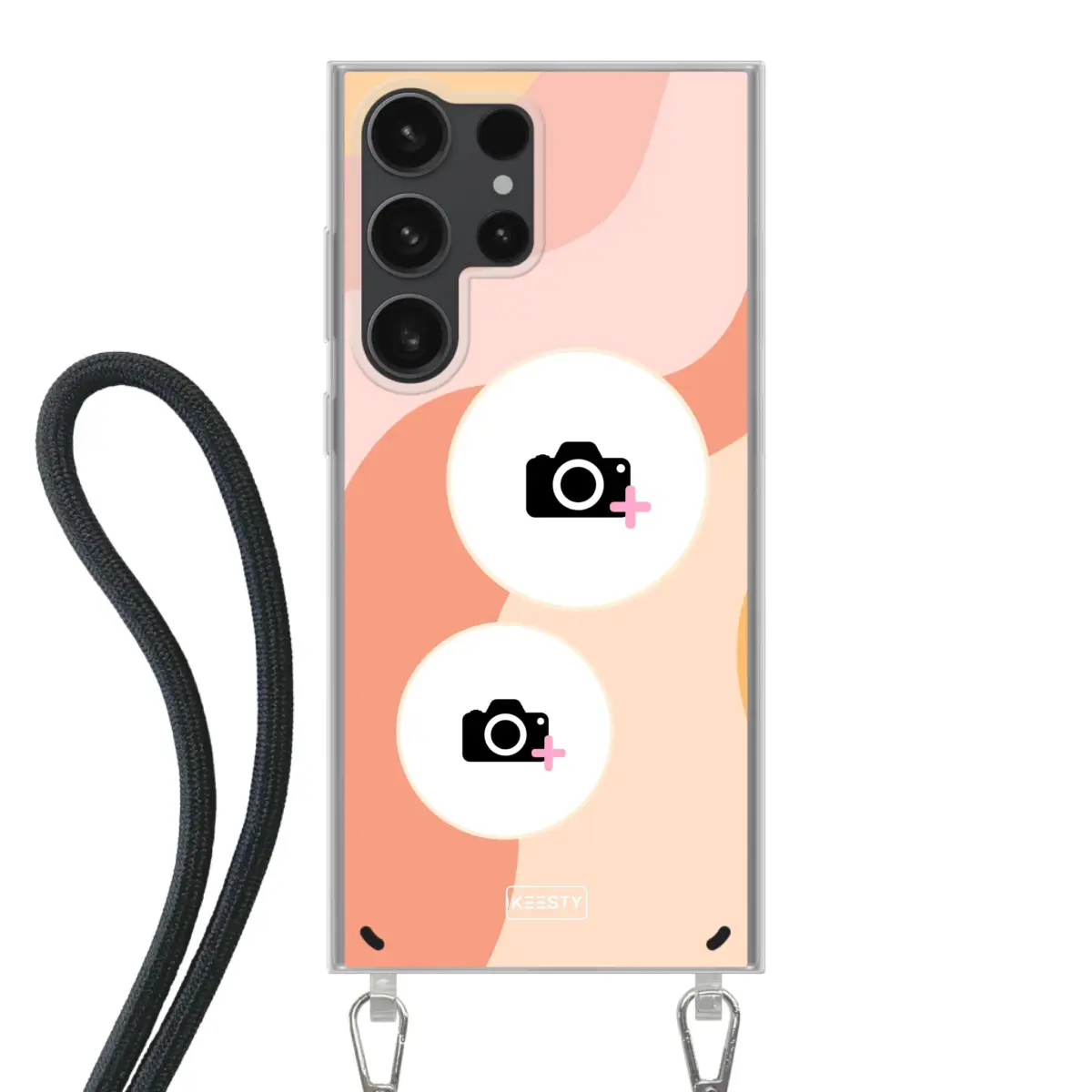 Telefoonhoesje Met Foto - Retro 2 - Hoesje met koord