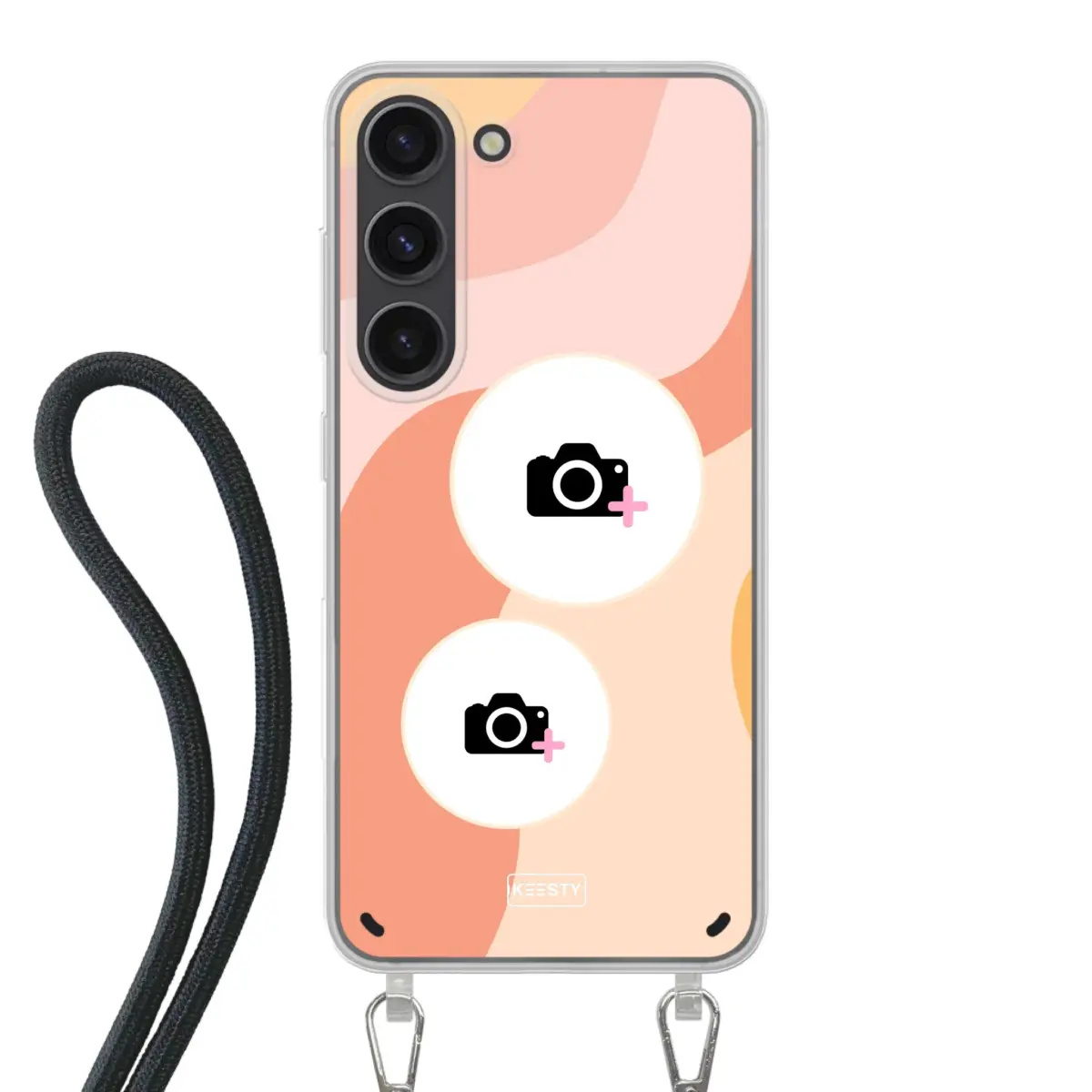 Telefoonhoesje Met Foto - Retro 2 - Hoesje met koord