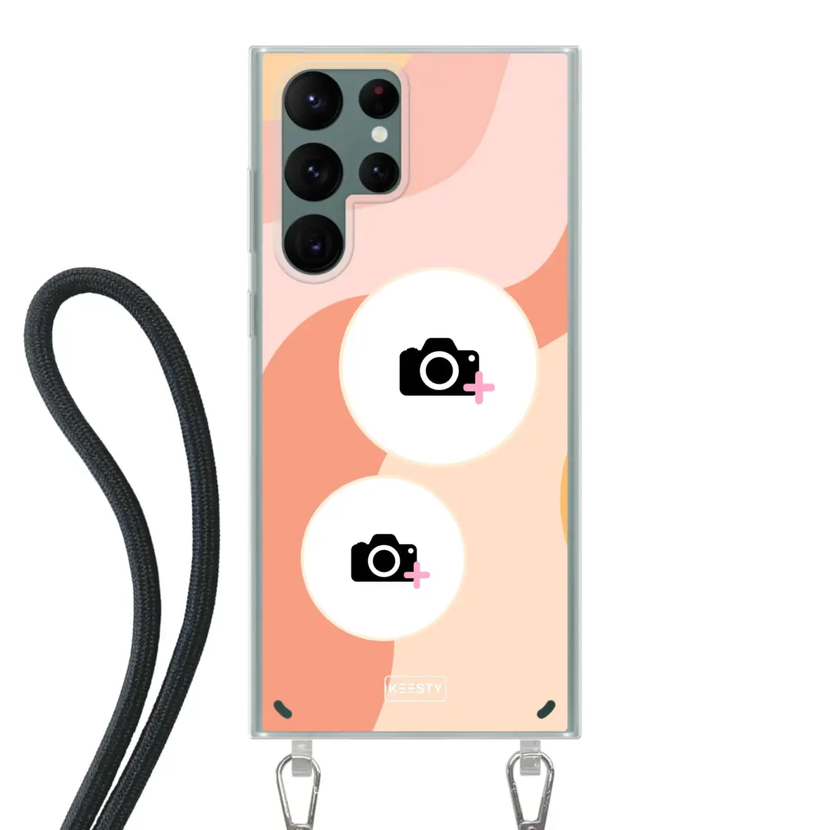 Telefoonhoesje Met Foto - Retro 2 - Hoesje met koord