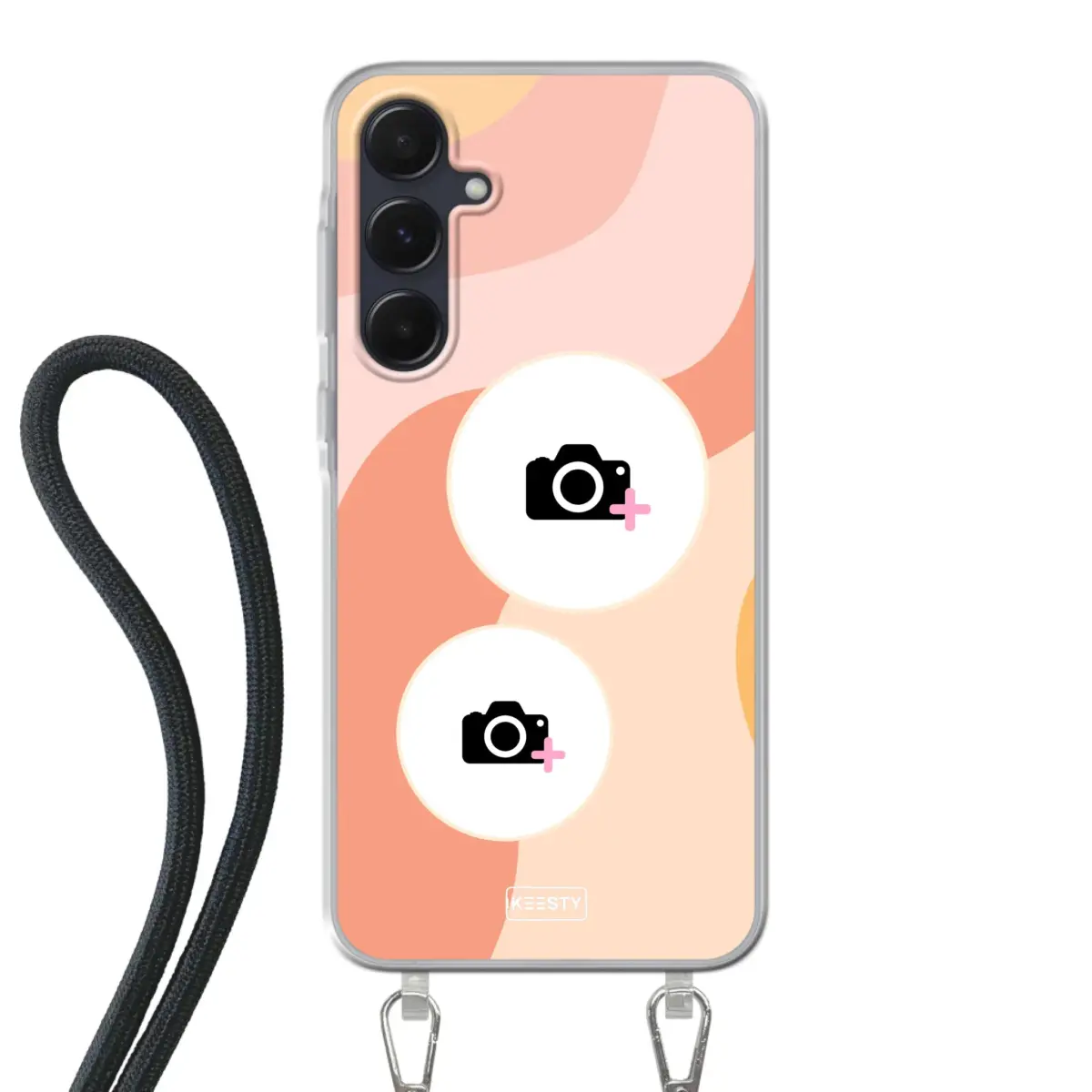 Telefoonhoesje Met Foto - Retro 2 - Hoesje met koord