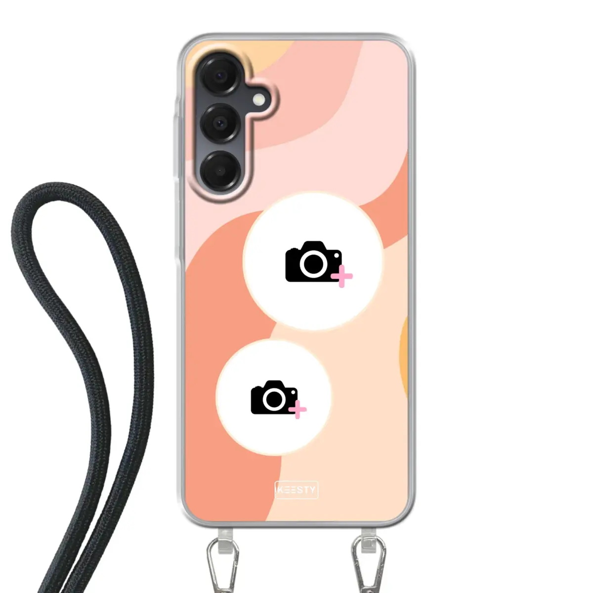 Telefoonhoesje Met Foto - Retro 2 - Hoesje met koord