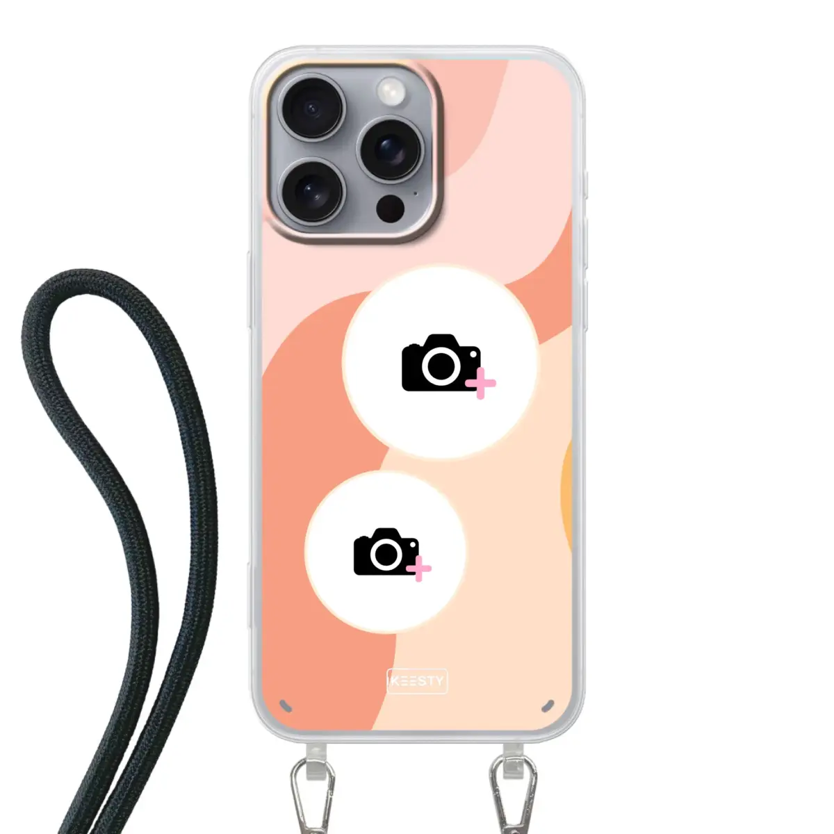 Telefoonhoesje Met Foto - Retro 2 - Hoesje met koord