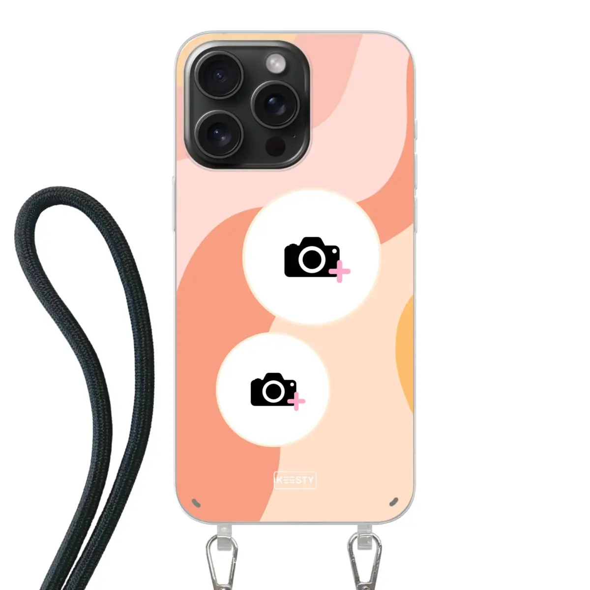 Telefoonhoesje Met Foto - Retro 2 - Hoesje met koord