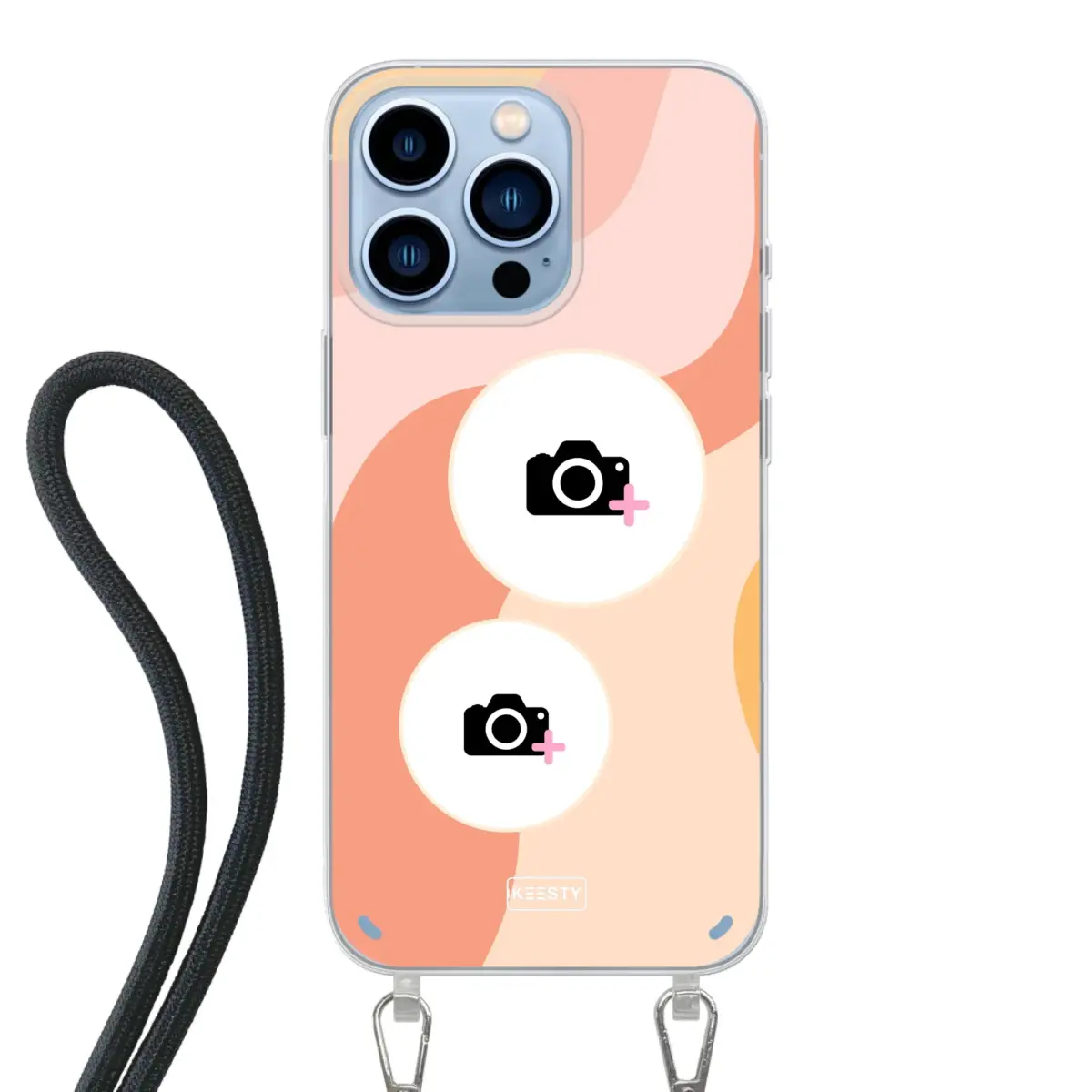 Telefoonhoesje Met Foto - Retro 2 - Hoesje met koord