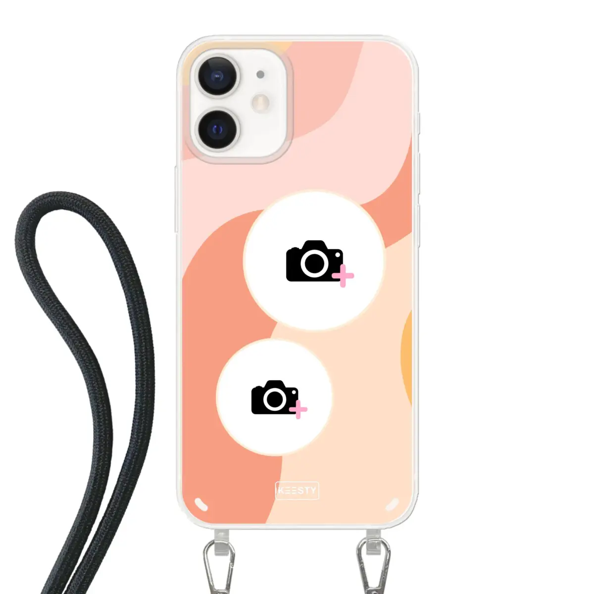 Telefoonhoesje Met Foto - Retro 2 - Hoesje met koord