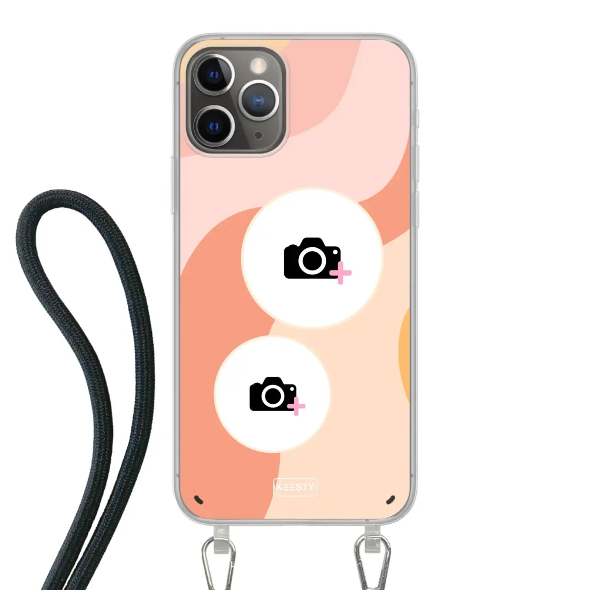 Telefoonhoesje Met Foto - Retro 2 - Hoesje met koord