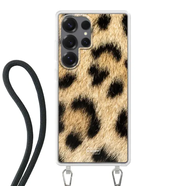 Telefoonhoesje Met Foto - Panter - Hoesje met koord
