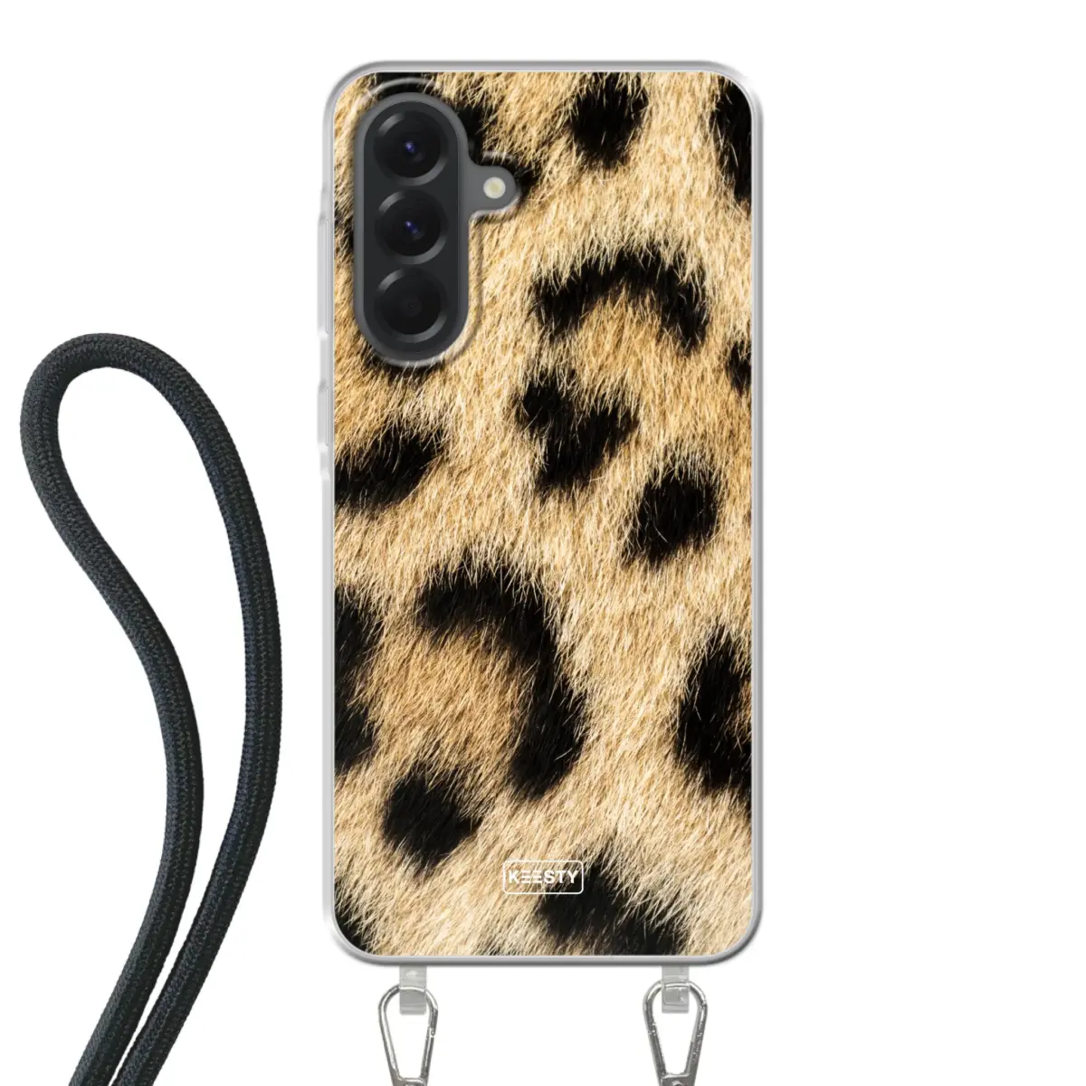 Telefoonhoesje Met Foto - Panter - Hoesje met koord