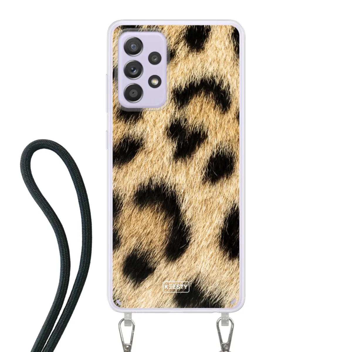 Telefoonhoesje Met Foto - Panter - Hoesje met koord