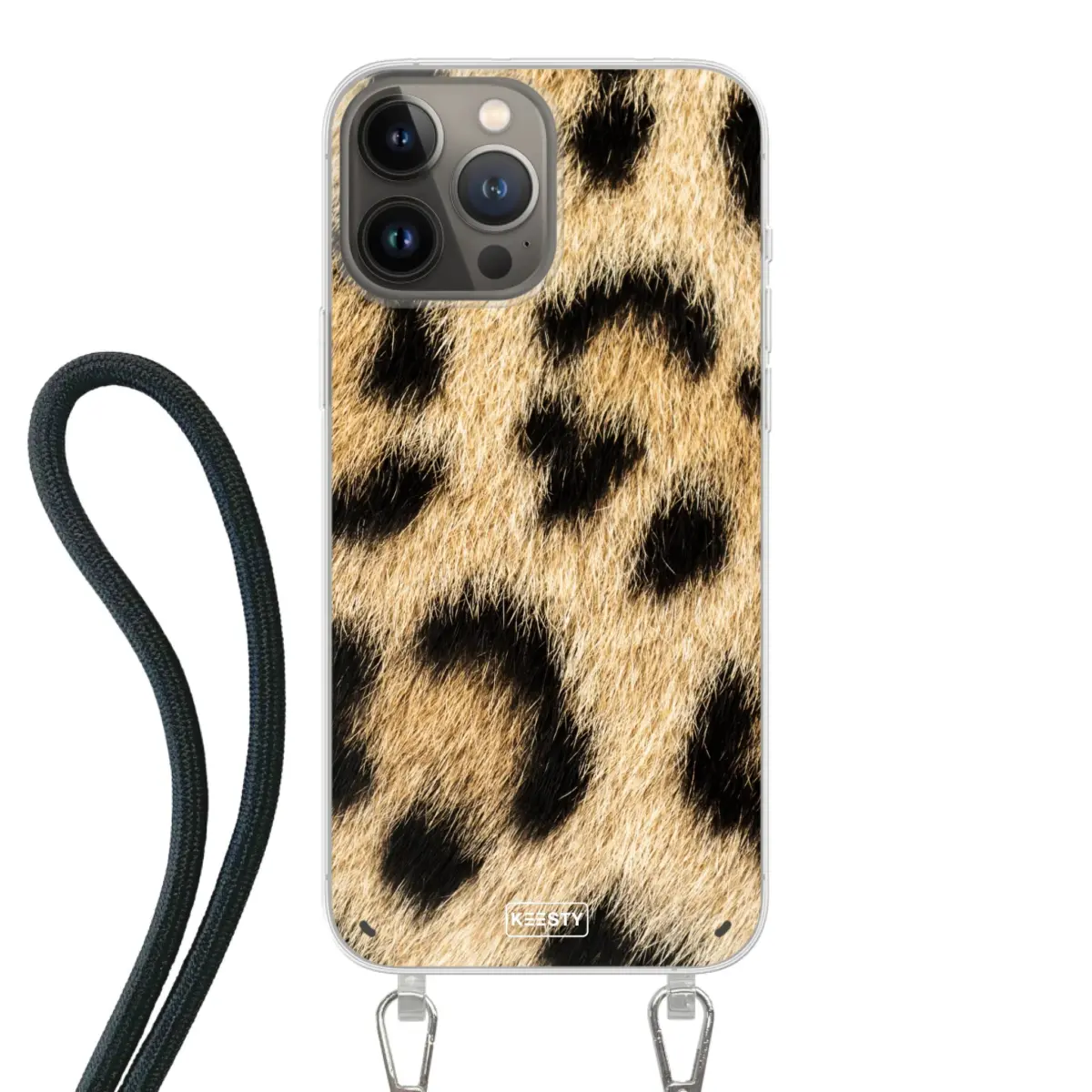 Telefoonhoesje Met Foto - Panter - Hoesje met koord