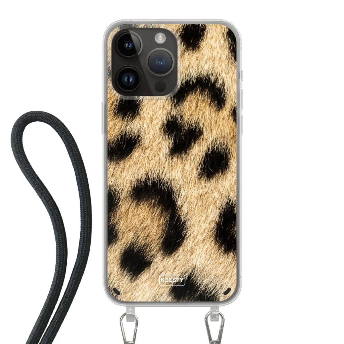 Telefoonhoesje Met Foto - Panter - Hoesje met koord