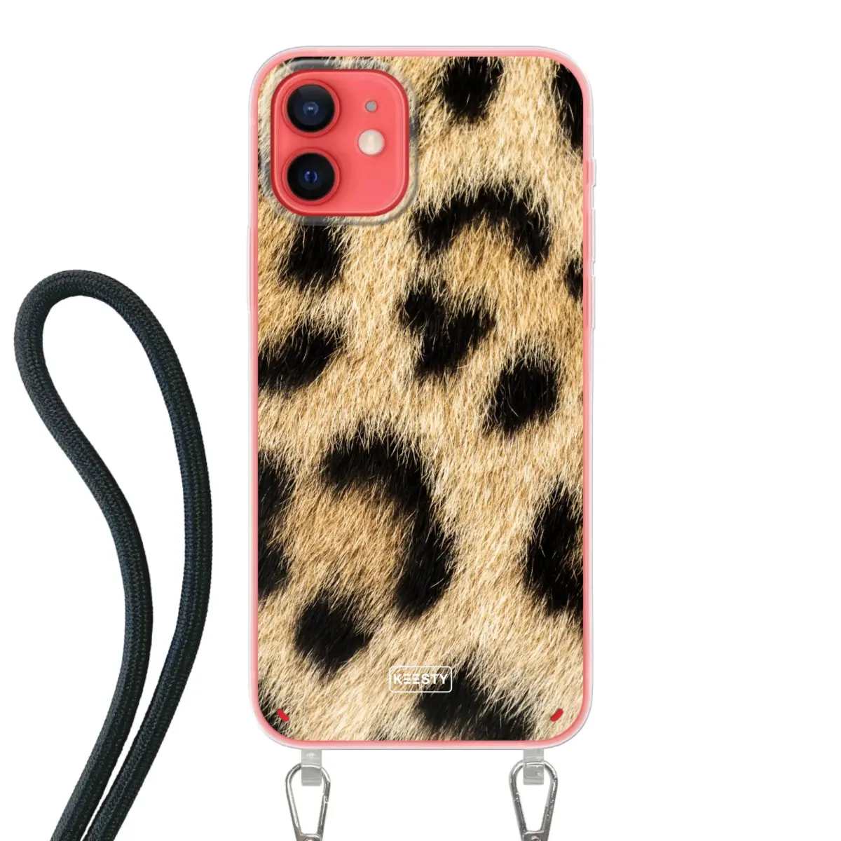 Telefoonhoesje Met Foto - Panter - Hoesje met koord