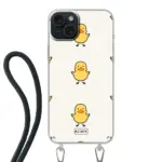 Telefoonhoesje Met Foto - Eend met achtergrond - Hoesje met koord