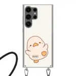 Telefoonhoesje Met Foto - Eend leuk - Hoesje met koord