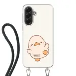 Telefoonhoesje Met Foto - Eend leuk - Hoesje met koord