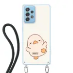 Telefoonhoesje Met Foto - Eend leuk - Hoesje met koord