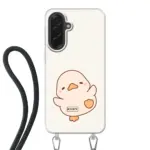 Telefoonhoesje Met Foto - Eend leuk - Hoesje met koord