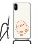 Telefoonhoesje Met Foto - Eend leuk - Hoesje met koord
