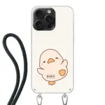 Telefoonhoesje Met Foto - Eend leuk - Hoesje met koord