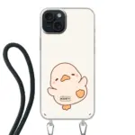 Telefoonhoesje Met Foto - Eend leuk - Hoesje met koord