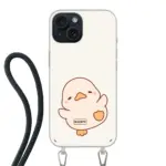 Telefoonhoesje Met Foto - Eend leuk - Hoesje met koord