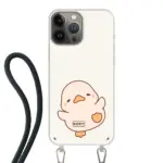 Telefoonhoesje Met Foto - Eend leuk - Hoesje met koord