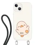 Telefoonhoesje Met Foto - Eend leuk - Hoesje met koord