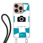 Apple iPhone 16 Pro Crossbody case (back printed, transparent)