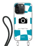 Apple iPhone 14 Pro Crossbody case (back printed, transparent)