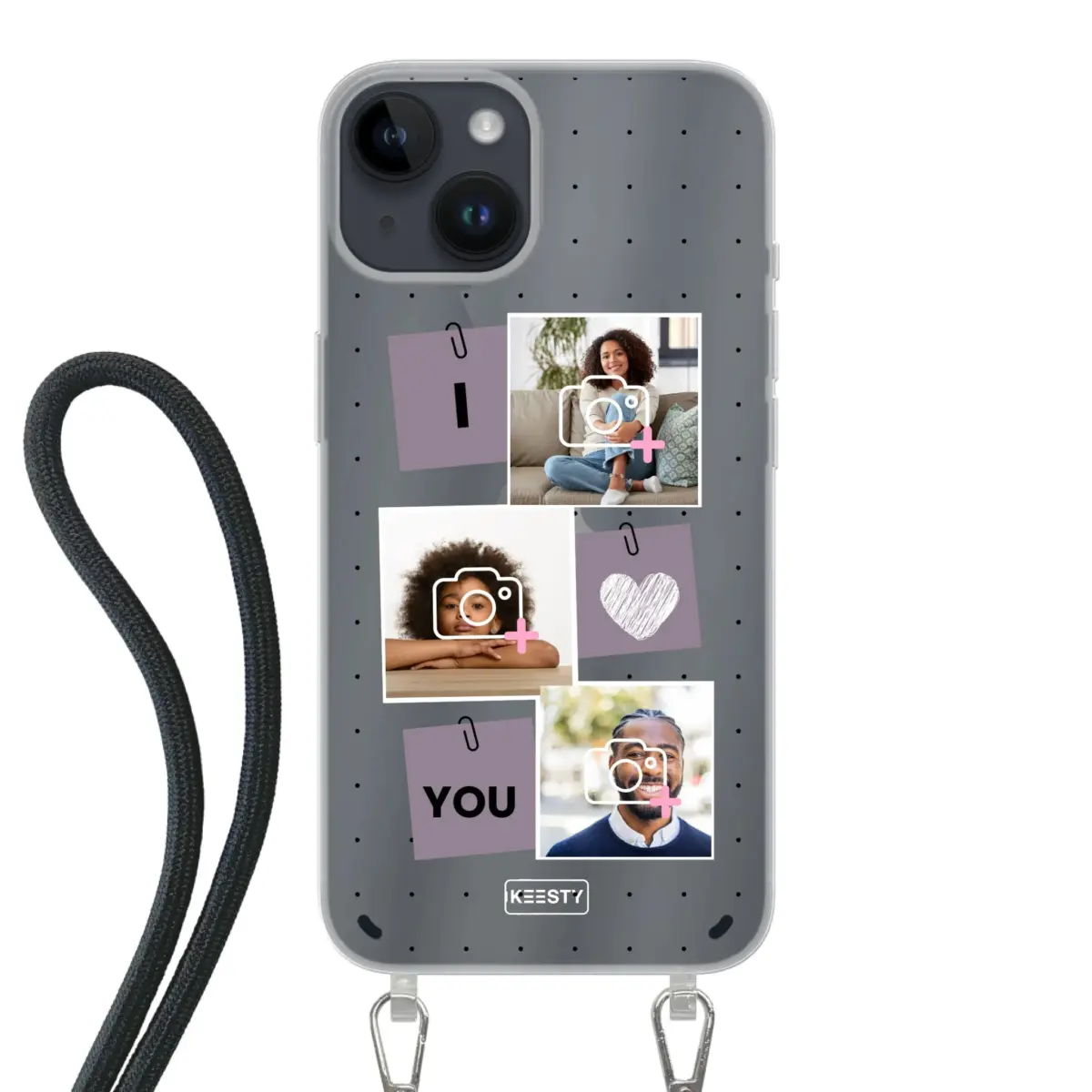 Telefoonhoesje Met Foto - Foto °4 - Hoesje met koord