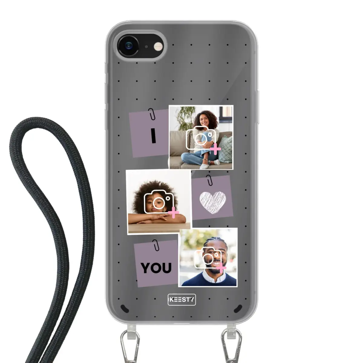 Telefoonhoesje Met Foto - Foto °4 - Hoesje met koord