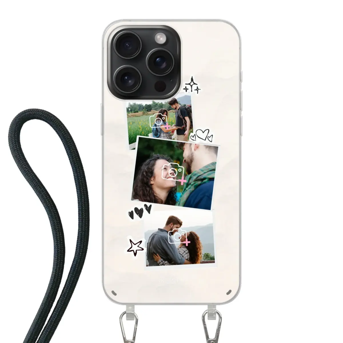 Telefoonhoesje Met Foto - Polaroid - Hoesje met koord