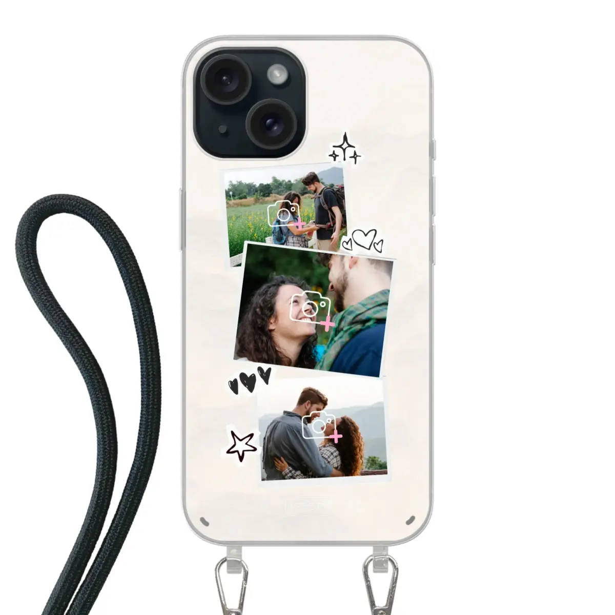 Telefoonhoesje Met Foto - Polaroid - Hoesje met koord