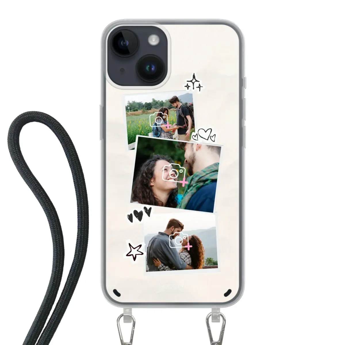 Telefoonhoesje Met Foto - Polaroid - Hoesje met koord