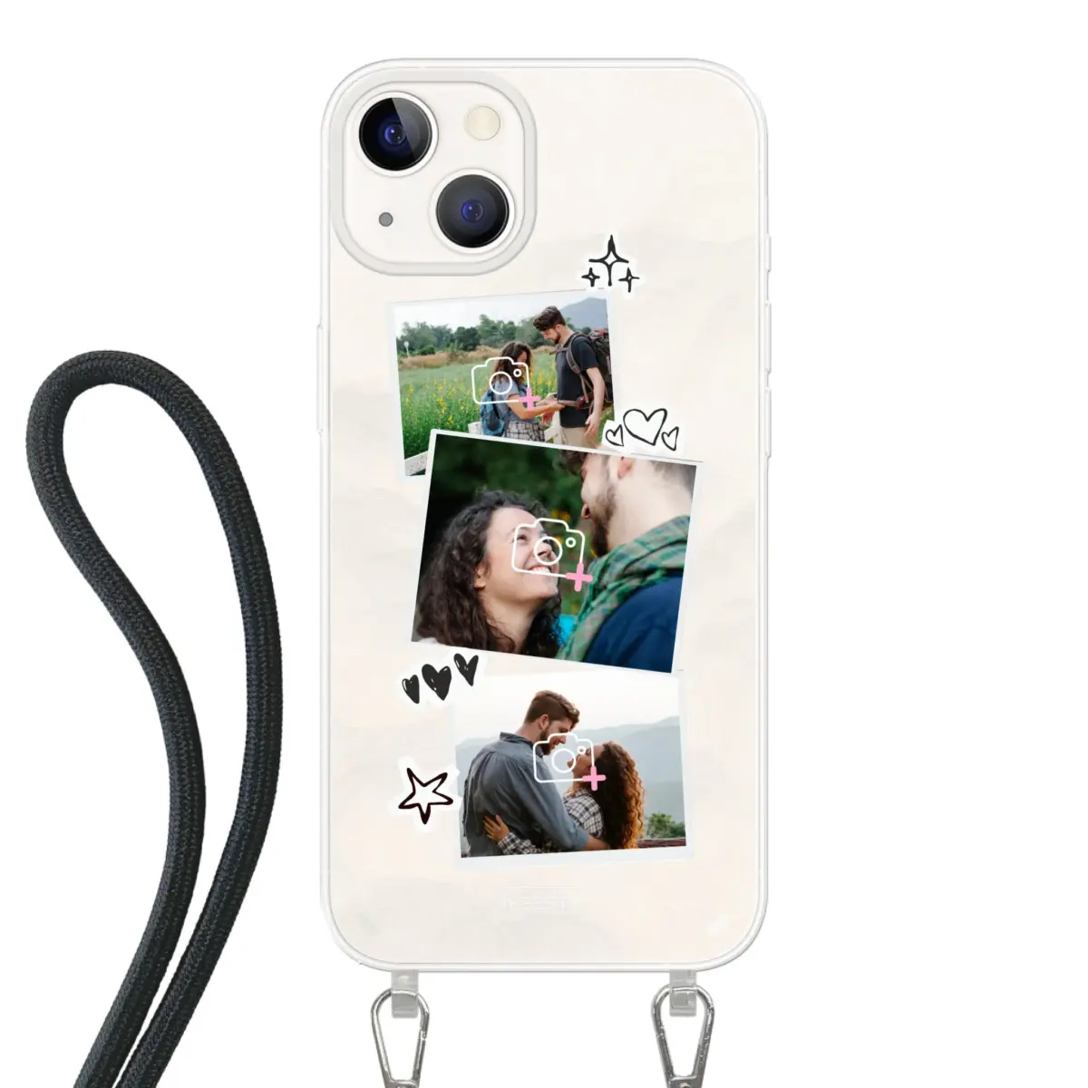 Telefoonhoesje Met Foto - Polaroid - Hoesje met koord