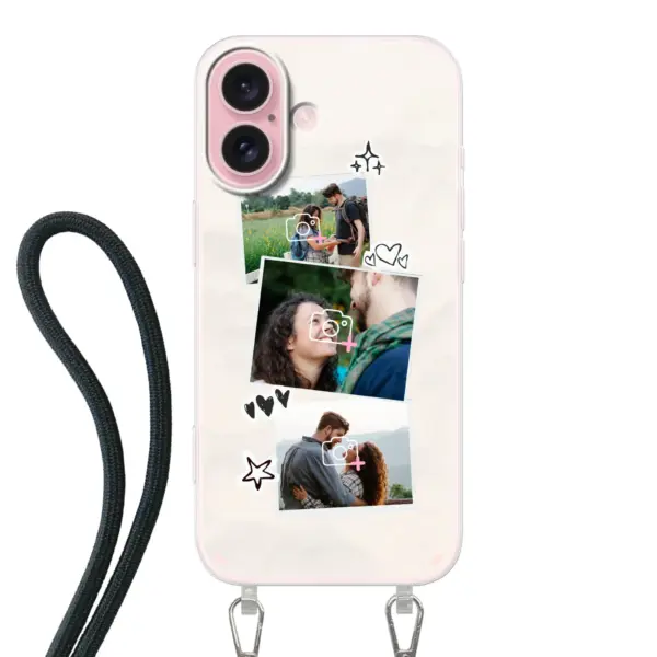 Telefoonhoesje Met Foto - Polaroid - Hoesje met koord