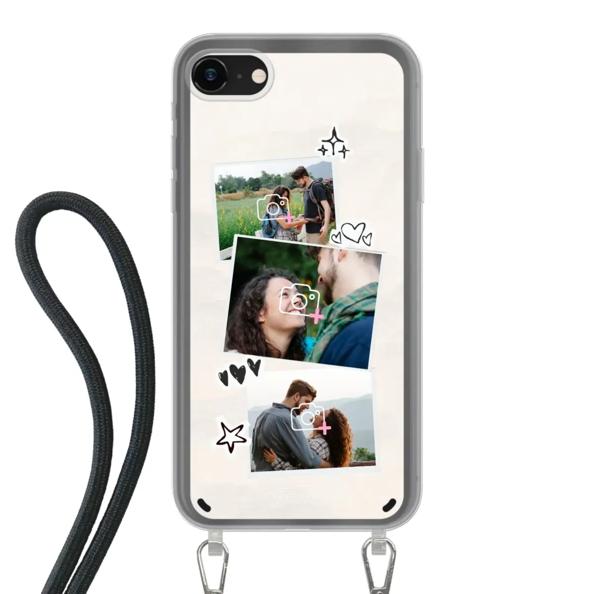 Telefoonhoesje Met Foto - Polaroid - Hoesje met koord