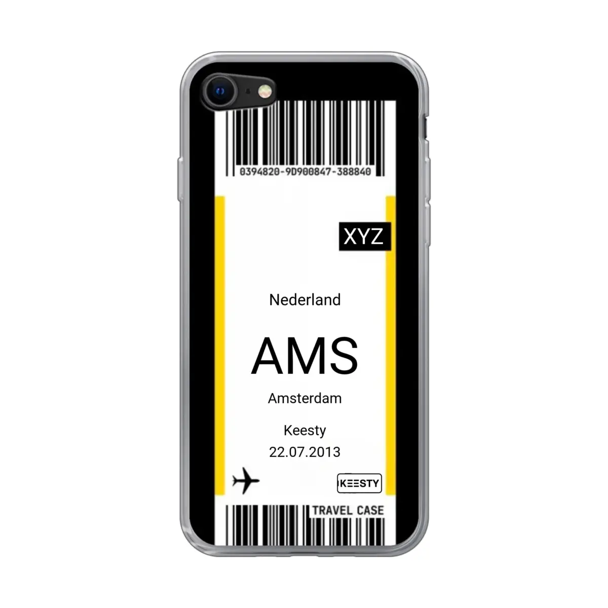 Eigen hoesje maken - Vliegticket - Soft hoesje